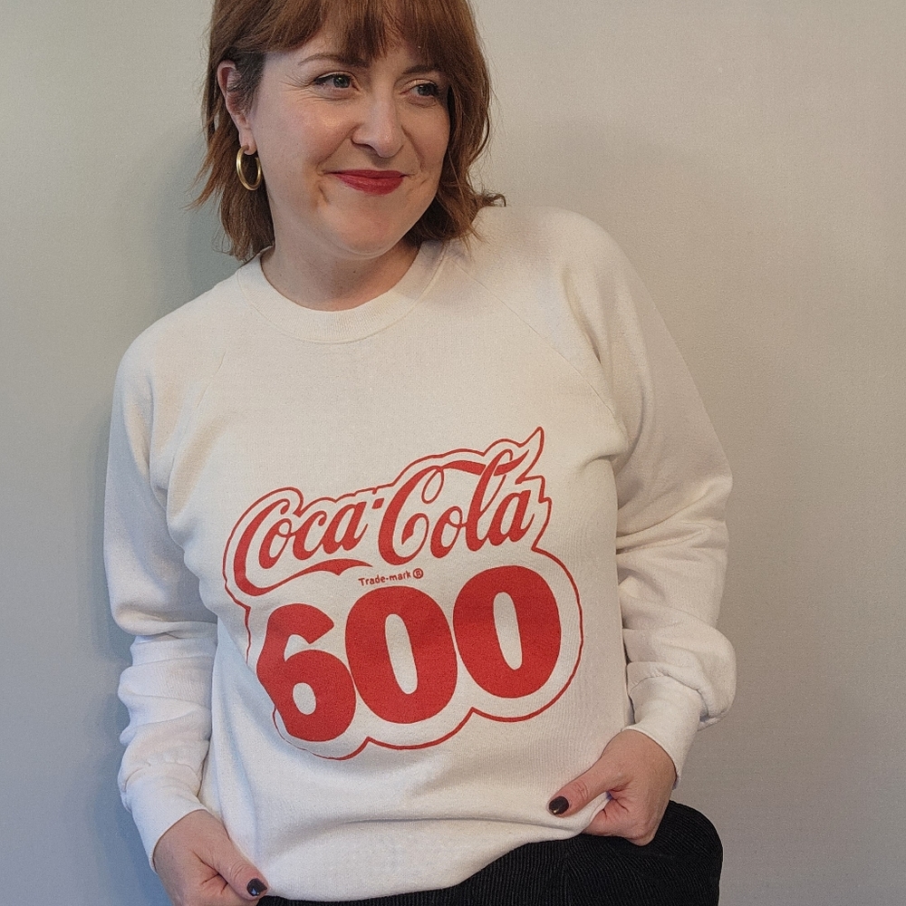 90s Vintage Collectible Coca Cola NASCAR Sweatshirt